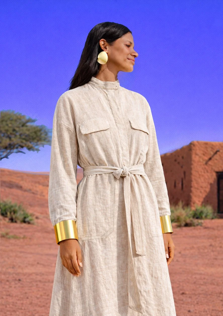 Elongated Utility Shirt Dress Wheat.jpg