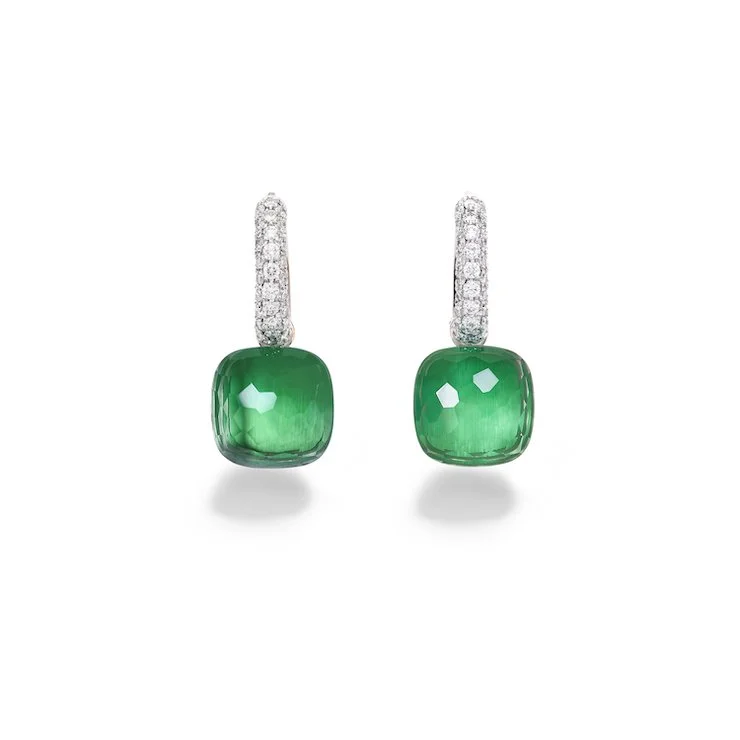 Nudo earrings with prasiolite, green agate and diamonds by Pomellato (2).jpg