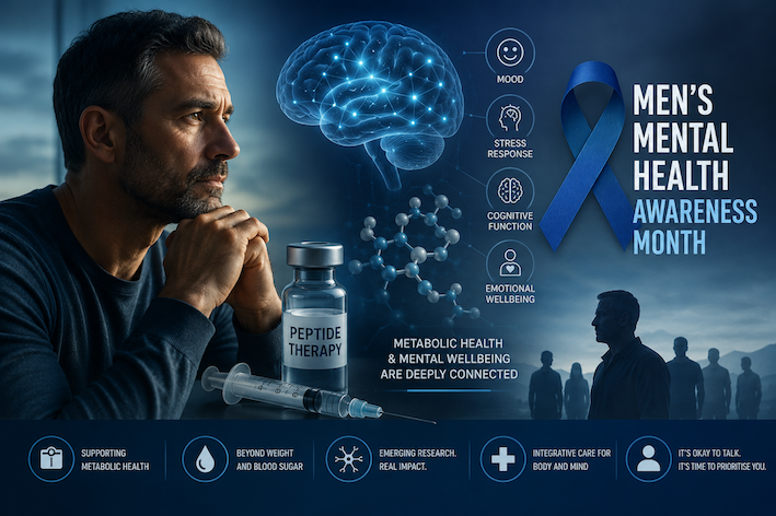 Peptide-based metabolic treatment is changing how male mental health is treated