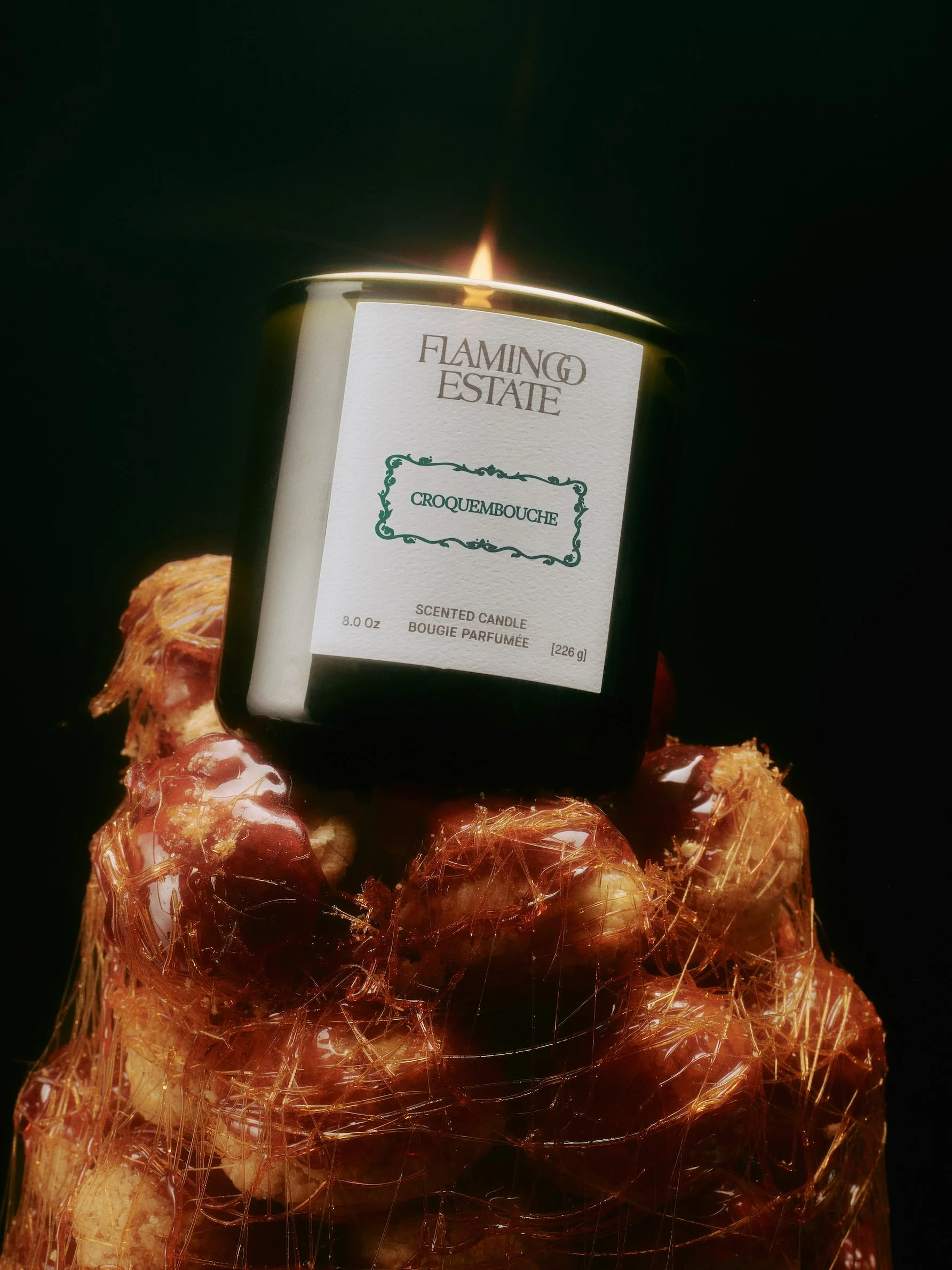  Flamingo Estate's Croquembouche Candle