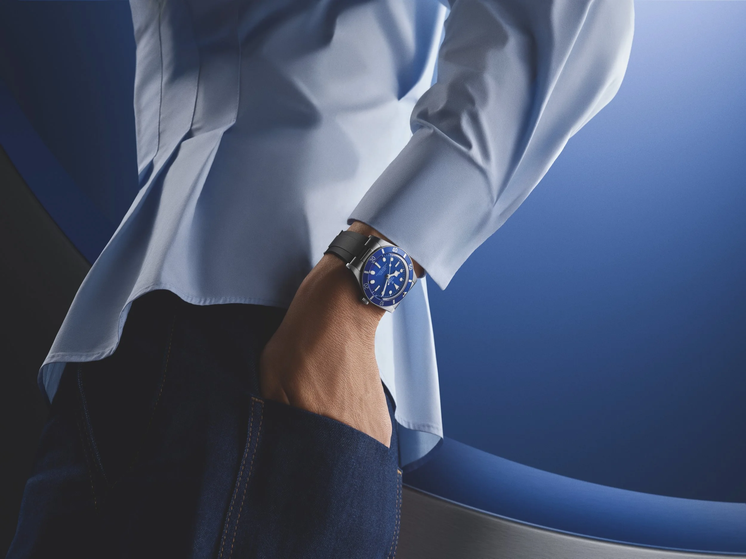 On the Wrist: Tudor Black Bay 54 in Blue