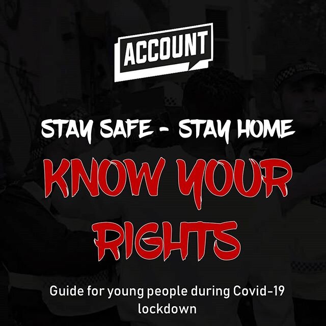 KNOW YOUR RIGHTS during the lockdown. Stay safe and stay woke. ✊🏾👁📚👍 Updated guidance 21.4.2020 ... Link in bio

#coronavirus #lockdownuk #knowyourights #policeuk #covid_19