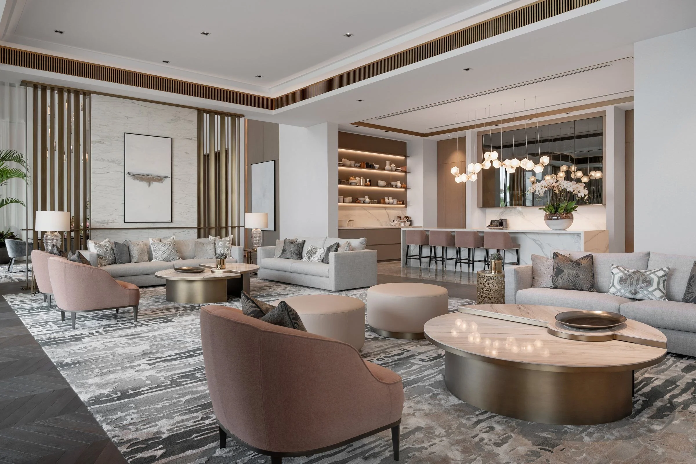  Contemporary sophisticated interior muted colours Saudi Arabia and UAE 