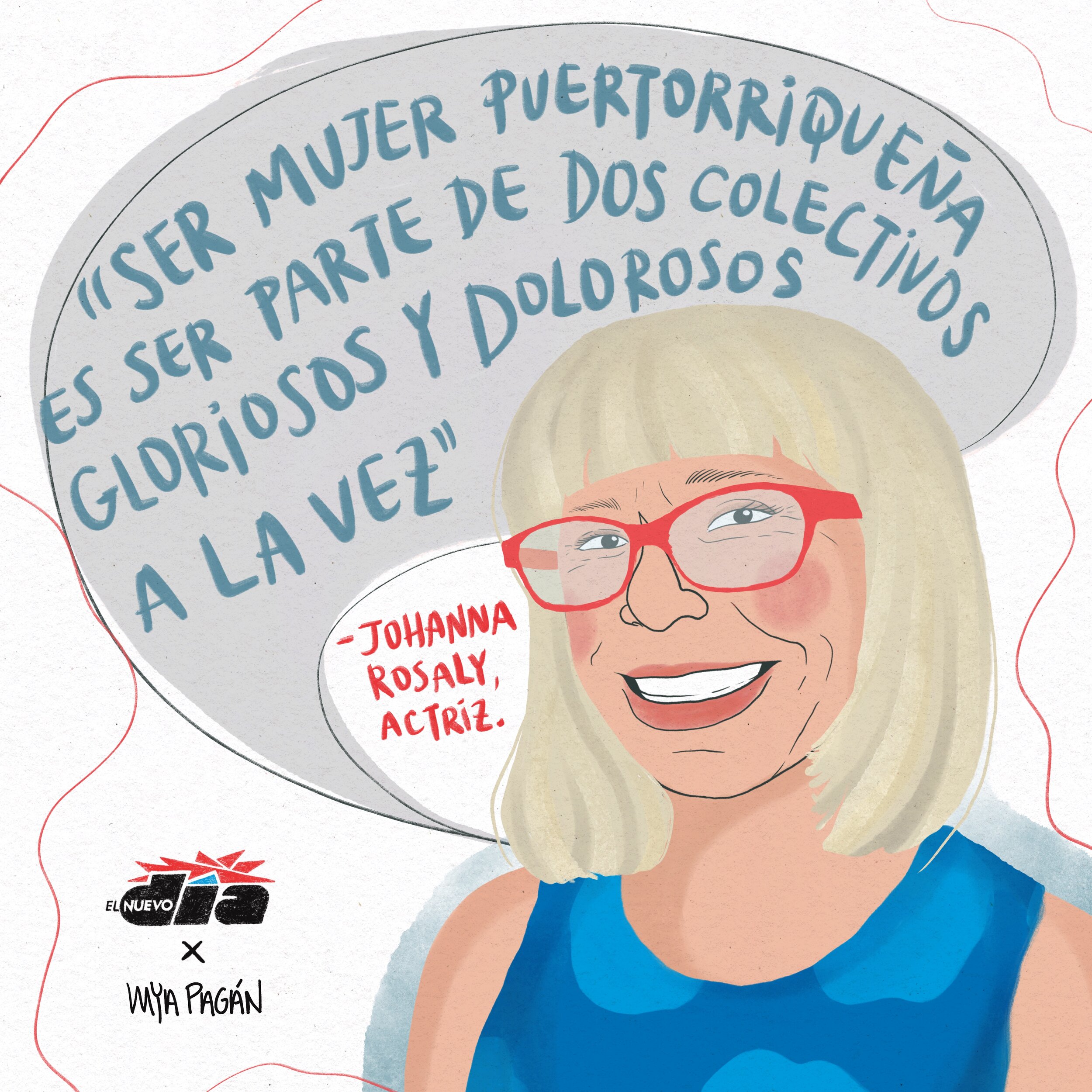 1 of 7, illustration created for El Nuevo Día newspaper's social media.