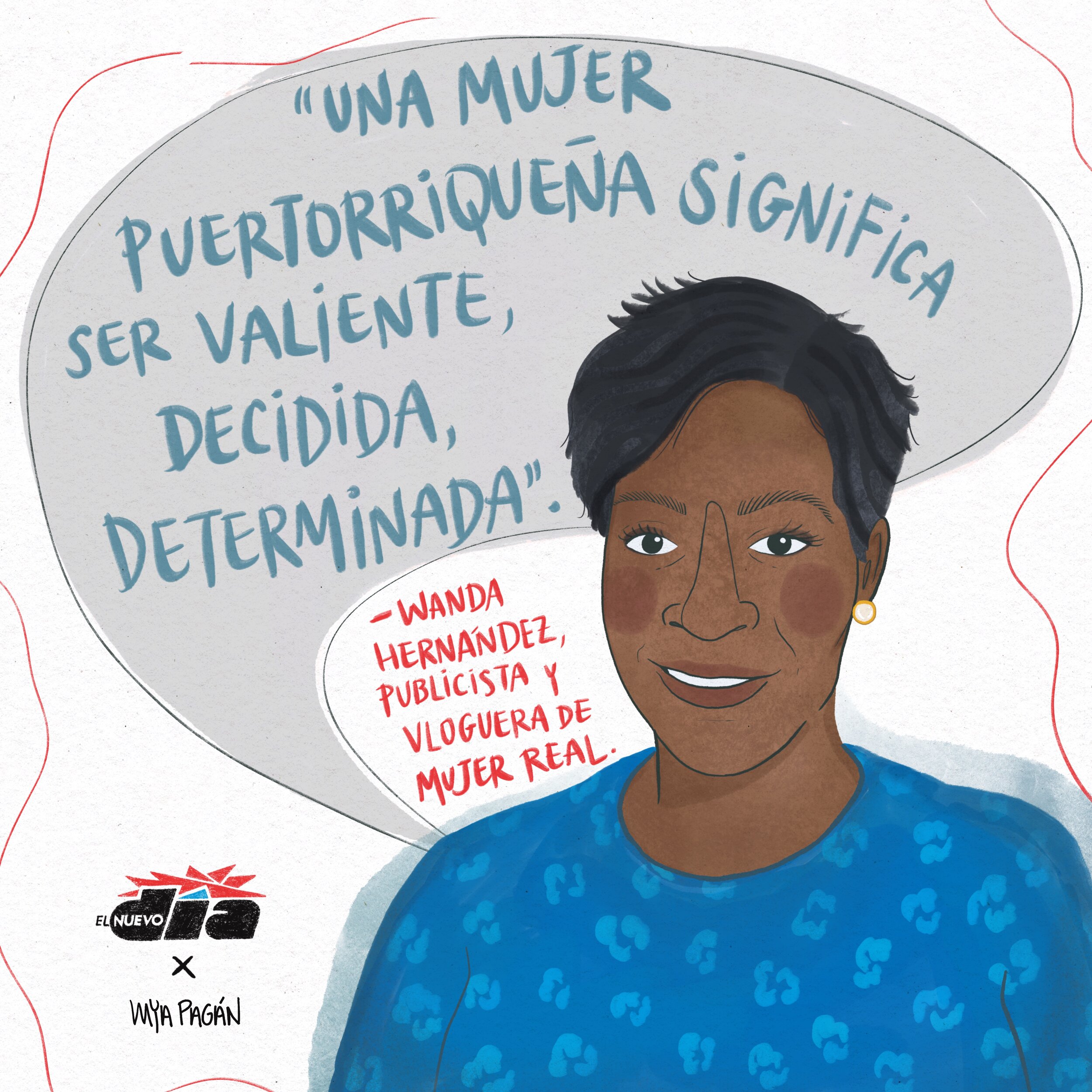 3 of 7, illustration created for El Nuevo Día newspaper's social media.