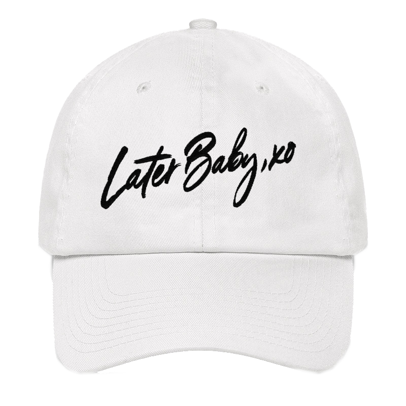 Later Baby, XO™ Cute Cap - White