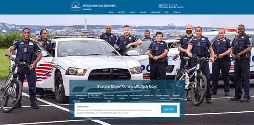 Can a redesigned website improve MPD recruitment? — The Lab @ DC