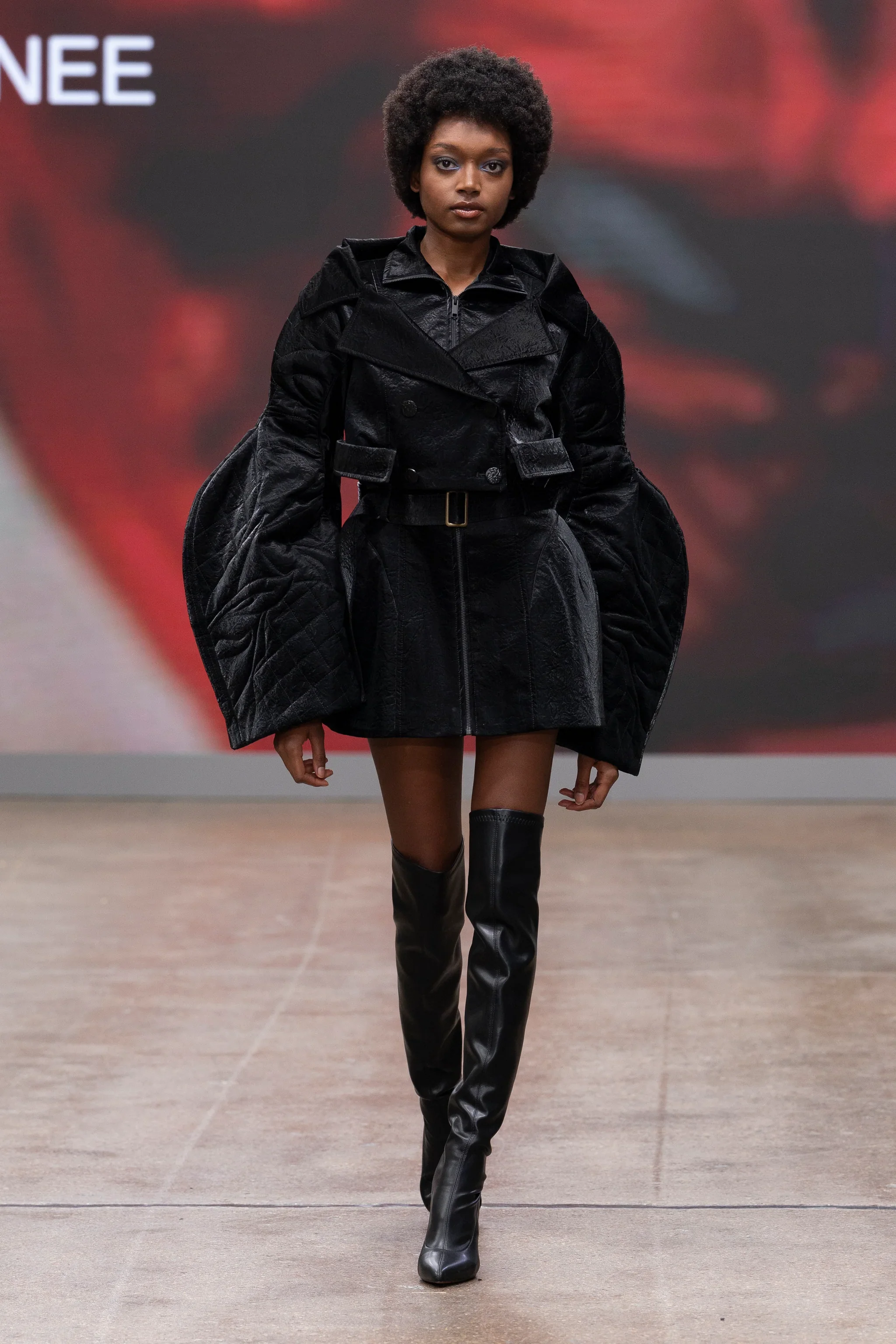 SELENEE Lambskin Bell Sleeve