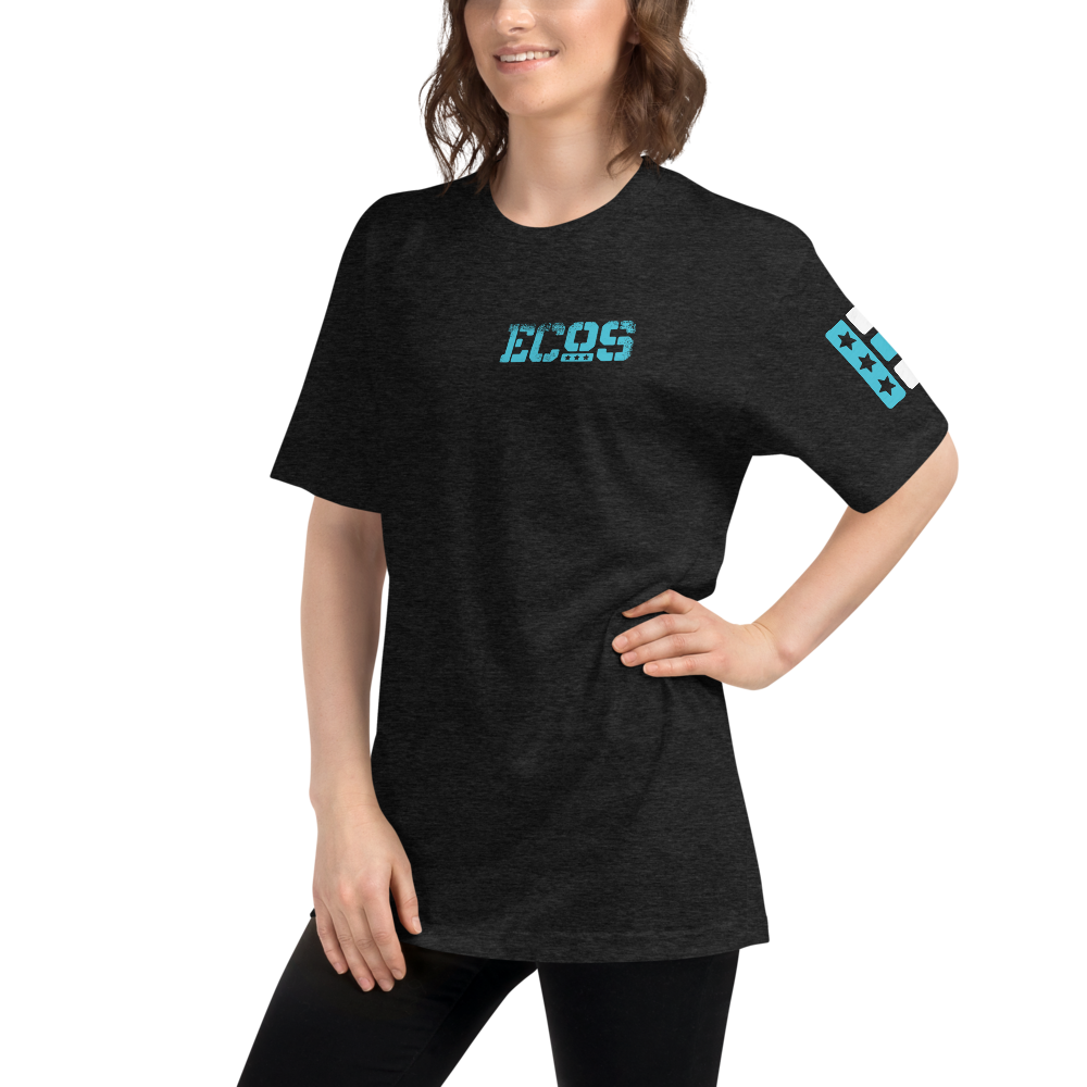 ECoS-Print---T---Standard-Issue-Front_ECoS-Print---Hat---Stacked_ECoS-Print_mockup_Left-Front_Womens_Tri-Black.png