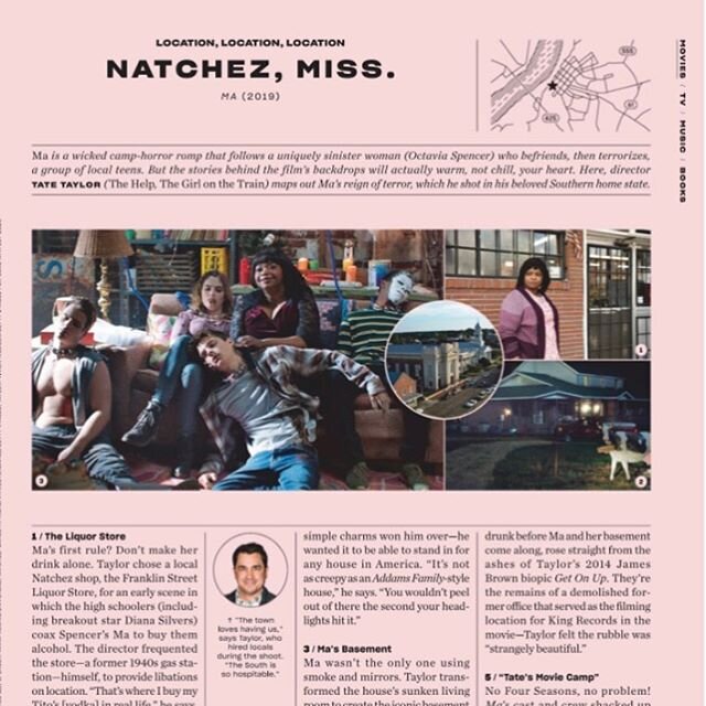 Natchez in the News: Entertainment Weekly piece on filming in the developing SAFETY ZONE in Natchez, MS. Studio backlot, stages, offices, private catering, medical, contained. Contact us for details! #filmnatchez