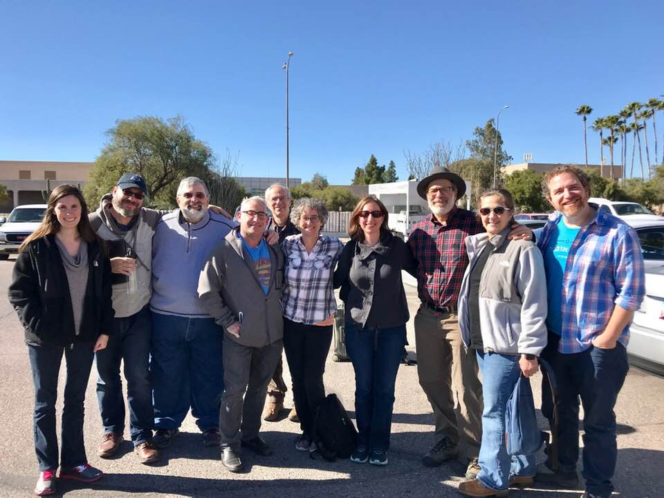 Ed as one of ten rabbis at the border to work with migrants