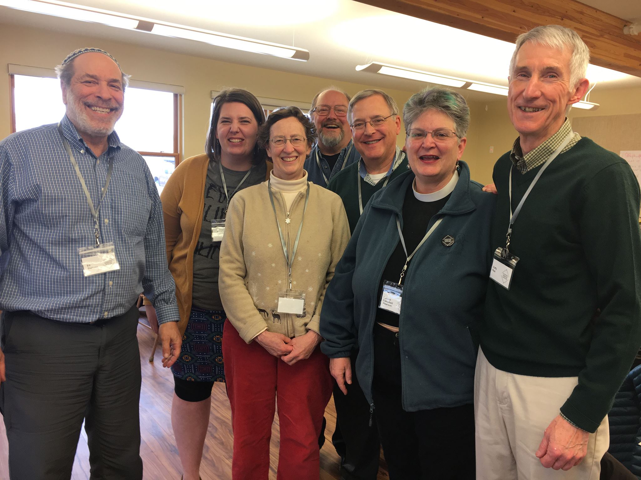With interfaith friends at the Montana Interfaith network conference.