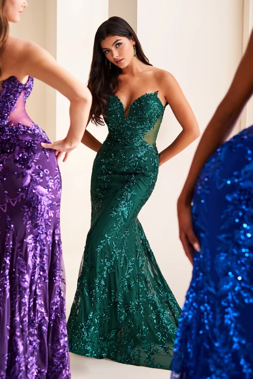 strapless open back dress Amarra 89607 main image 1