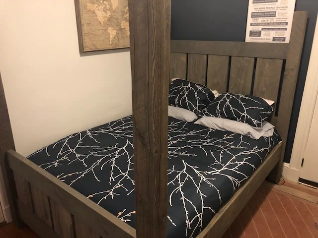 Nordic-style bed