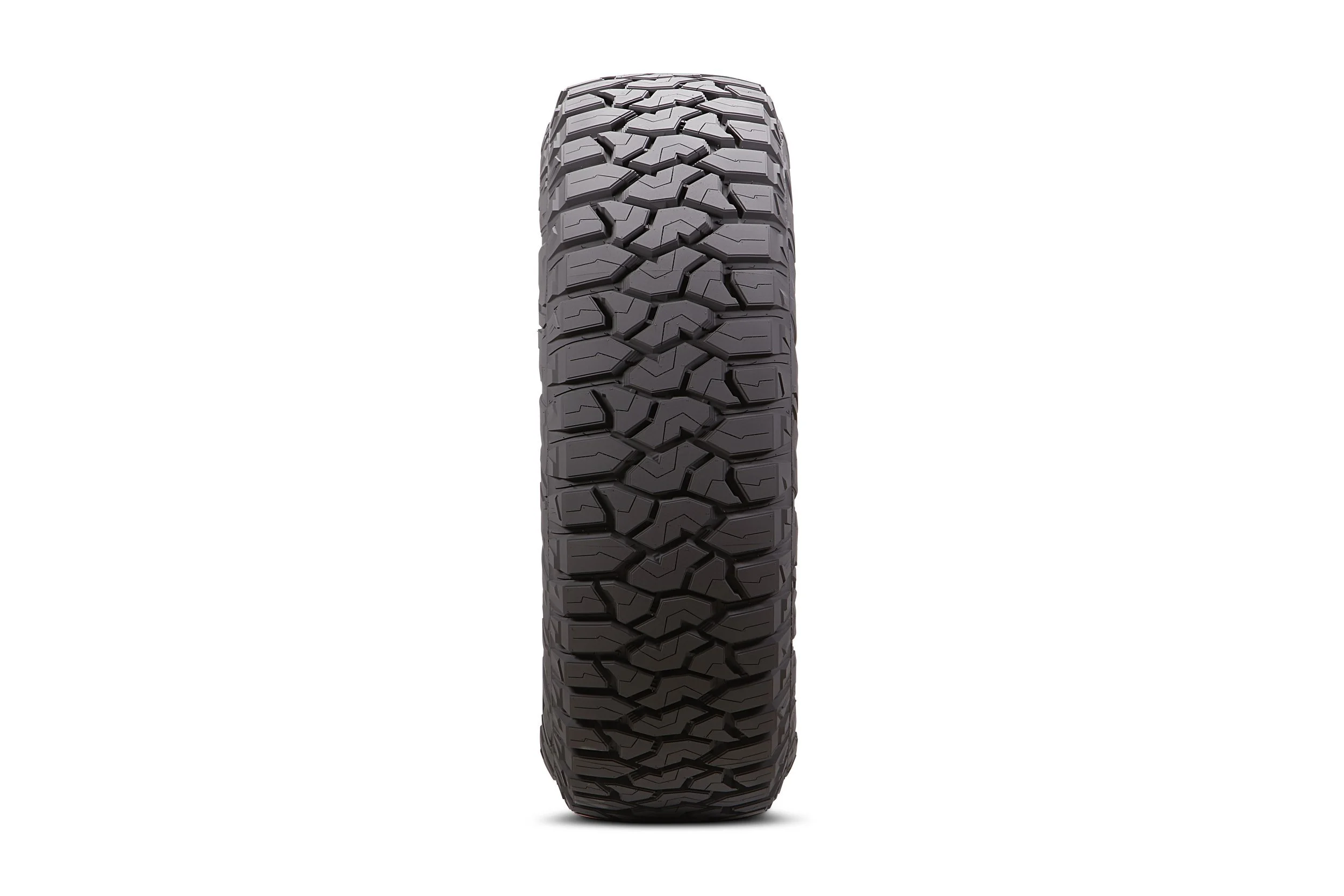Arroyo Tamarock R/T tread pattern, straight-on tread view, e-commerce tire photo