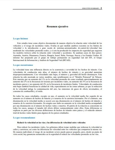 Velocidad Riesgo Incidentes Viales (ES)