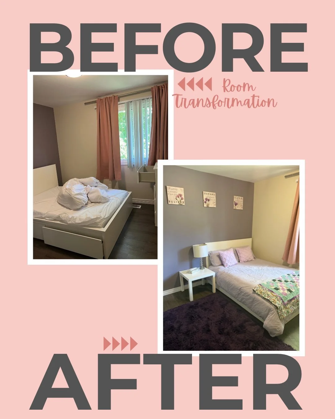 ✨ Room Transformation ✨🛏️

With the support of our generous donors, we&rsquo;ve refreshed our bedrooms for new residents. We intend for these spaces to be a calming, comfortable environment where survivors can feel safe, supported, and in control of