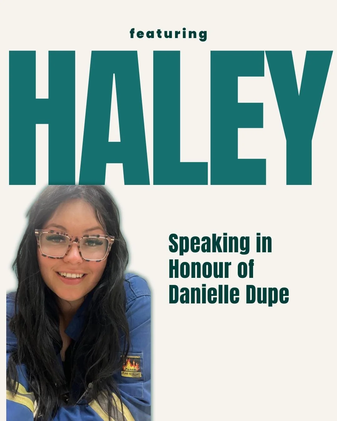 ✨ Introducing the people you'll see at our upcoming Empowering Caregivers Conference &amp; Toolkit Launch next week!

Haley will be speaking in honour of her sister, Danielle Dupe, who has passed away and had lived experience with trafficking, exploi