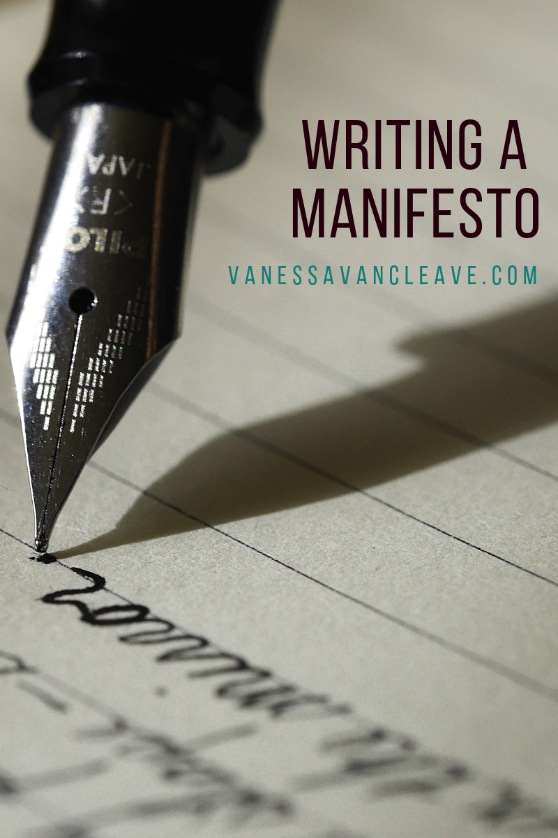 Writing a Manifesto