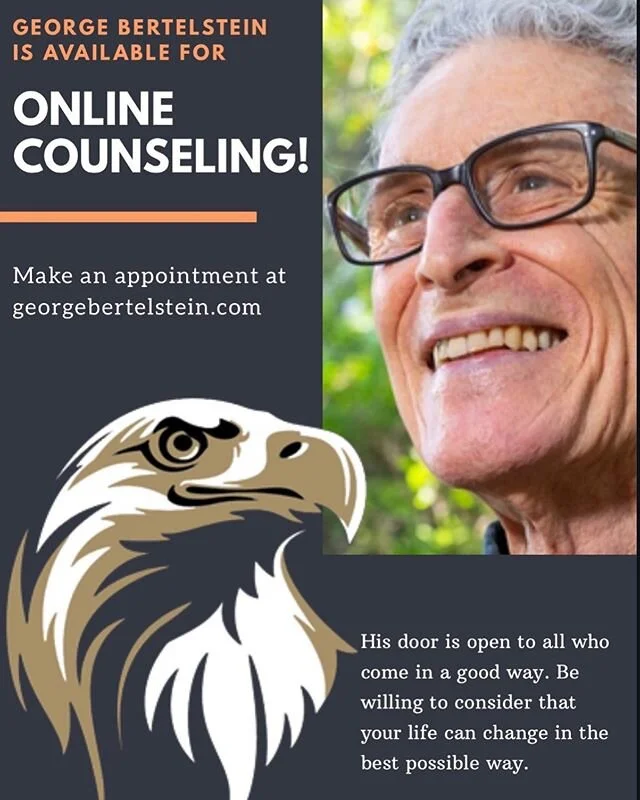 @georgebcounseling is available for online counseling! 
Make an appointment at georgebertelstein.com
