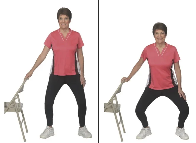 Standing Squat Exercise.