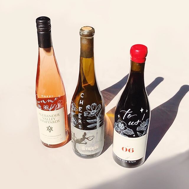 I&rsquo;m so happy to be doing my first live event in a while today! Come enjoy complimentary bottle art with some tasty new summer sips at The Vine Shop in Hopkins! This boutique new bottle shop has a focus on domestic, sustainable winemakers and I 