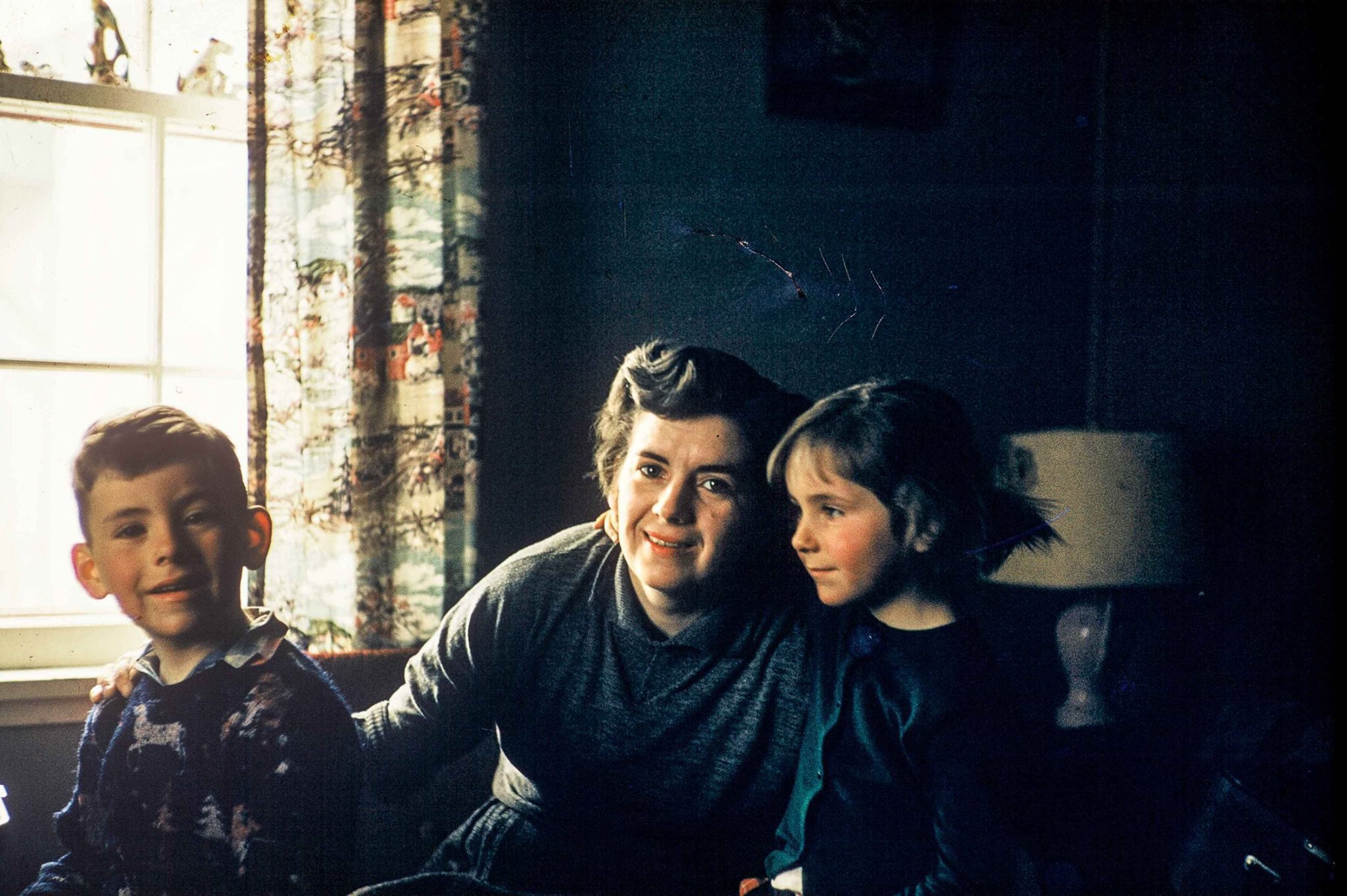 Pulling mom closer, circa 1956