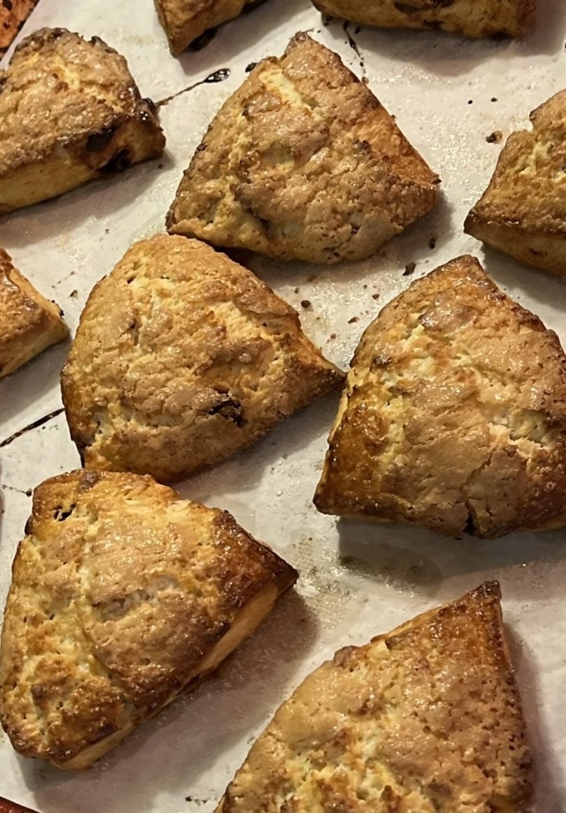 Orange and Candied Ginger Scone