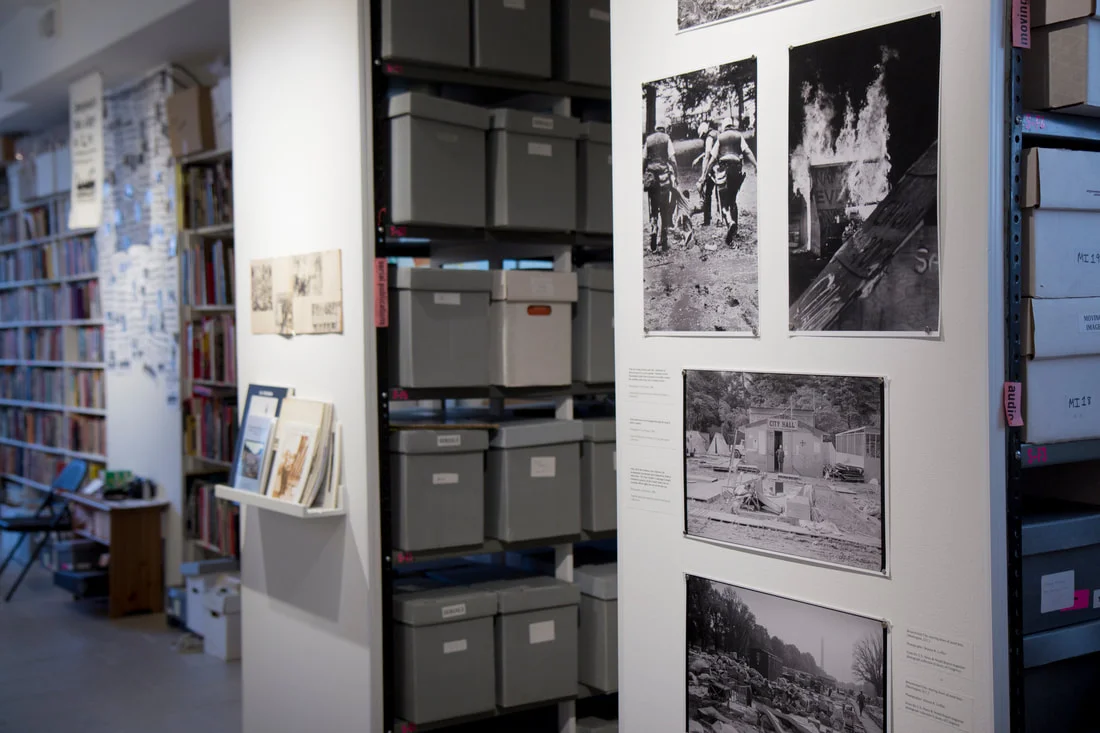 Interior image of current exhibition. Photo credit: Ryan Buckley