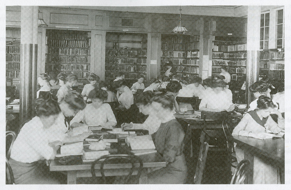 Normal College Library (Later Hunter College). Hunter College Archives.