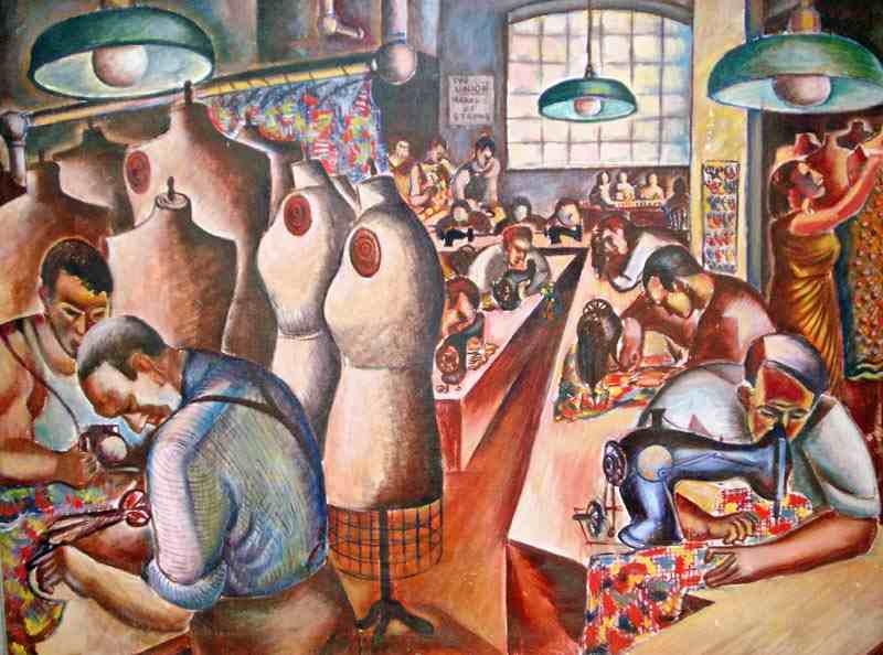 The Union Makes Us Strong; oil/canvas; 1938