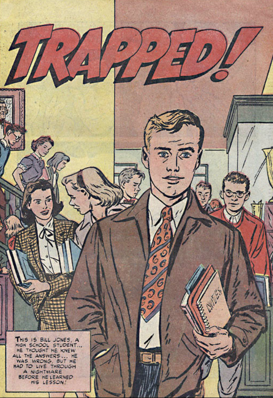 Parents and schools provided Trapped! and other comics like it to young people in hopes of deterring drug use.
