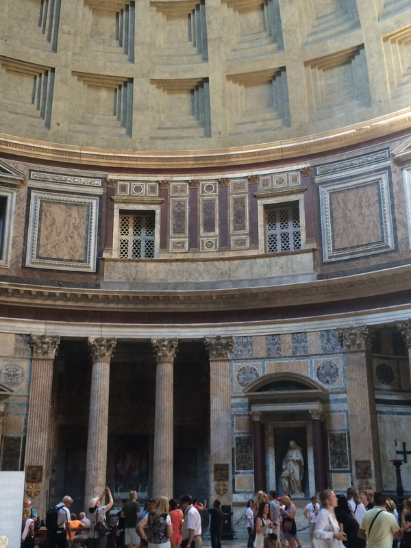 Interior of the Pantheon.