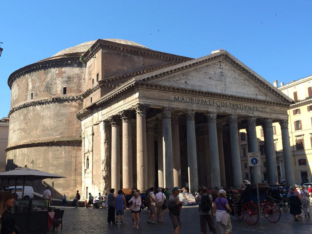 Exterior of the Pantheon.
