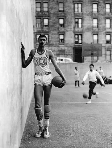 Kareem Abdul-Jabbar at 16, photographed by Richard Avedon, 1963.
