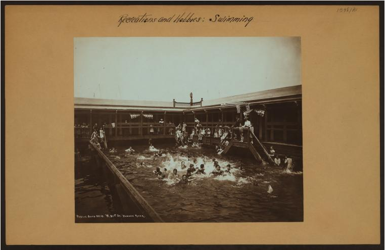 River baths, 51st Street West, Manhattan, NYPL 422699