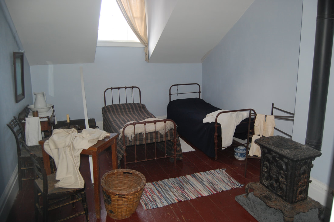 Servants' quarters at the Merchant's House.