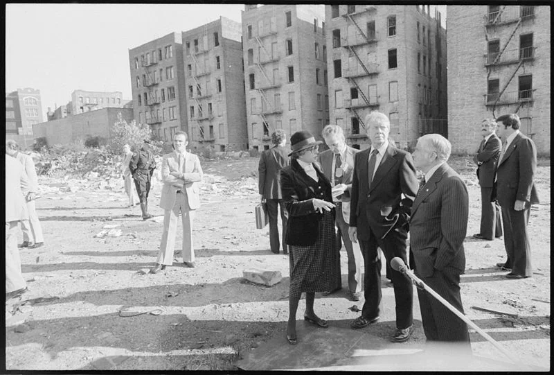President Carter visits in 1977