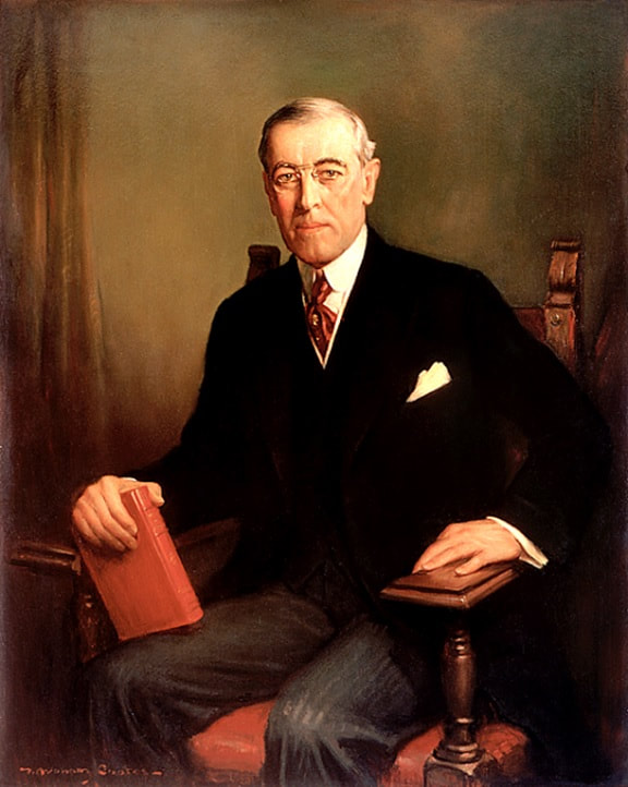 Woodrow Wilson, Official White House Portrait, F. Graham Cootes