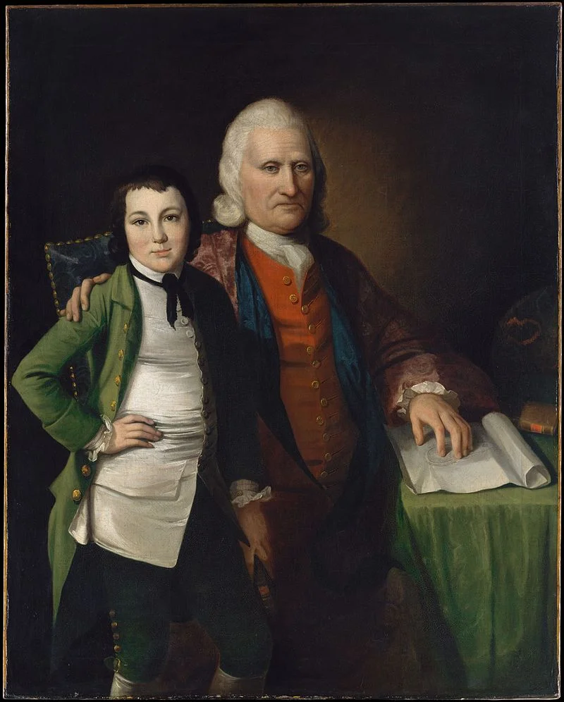 Cadwallader Colden and His Grandson Warren De Lancey by Matthew Pratt, ca. 1772