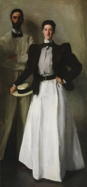 Mr. and Mrs. I. N. Phelps Stokes, oil on canvas, by John Singer Sargent, 1897 (The Metropolitan Museum of Art)