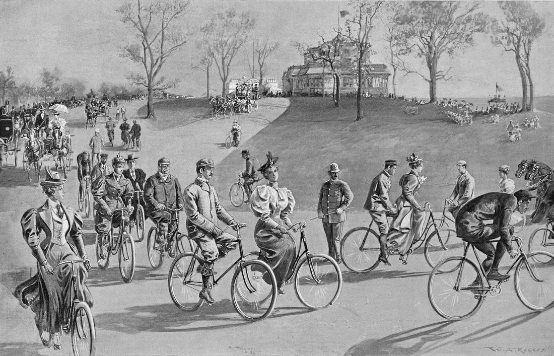 Riverside Park, 1895. Harper's Weekly, June 15, 1895