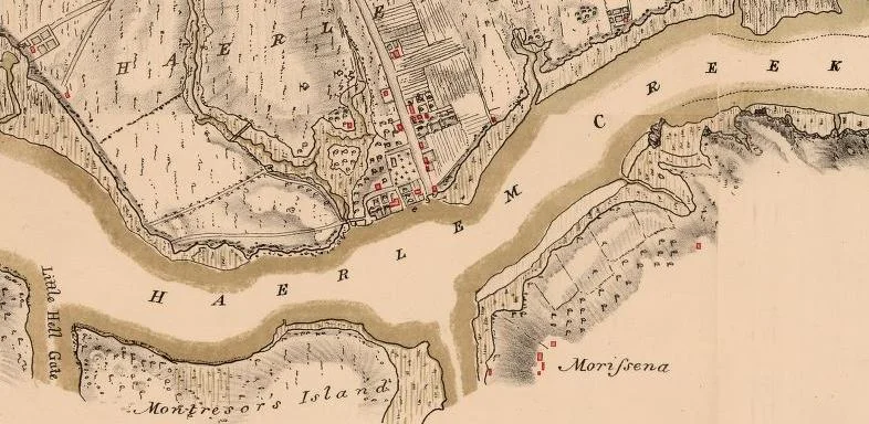 Benjamin Franklin Stevens, "Facsimile of the Unpublished British Headquarters Coloured Manuscript Map of New York and Environs 1782. Reproduced from the Original Drawing in the War Office London" (1782).