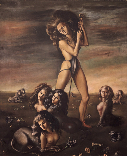 Leonor Fini's "The Shepherdess of the Sphinxes"