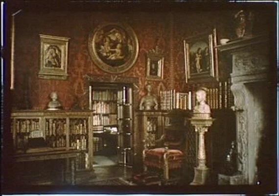 Morgan's library in his home on 36th Street where he met with Tesla. http://lcweb2.loc.gov/service/pnp/agc/7a17000/7a17800/7a17899r.jpg