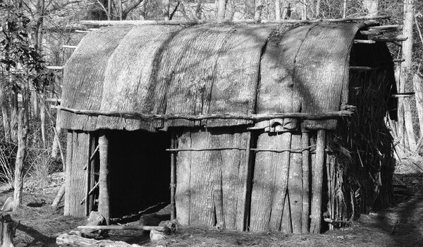 Figure 1: Native American bark clad hut. (Photo: Zen at flickr.com)