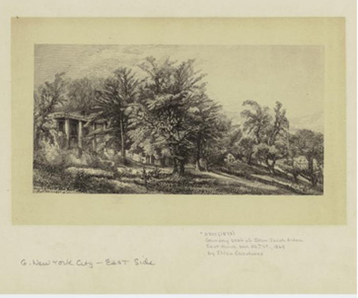 Eliza Greatorex: “Country seat of John Jacob Astor”