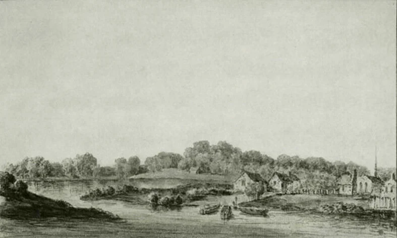 View of Harlaem from Morisania in the Province of New York September 1765. (in Stokes I: plate 39)
