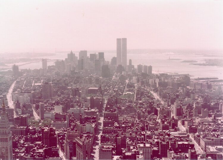 View from the Empire State Building, August 1975