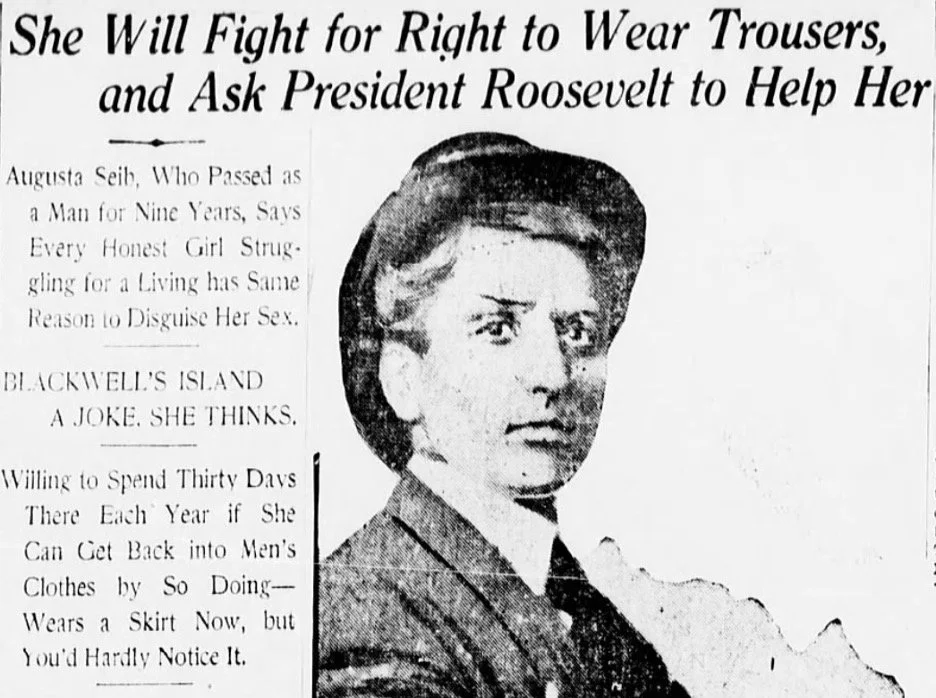 “Permit” for Men’s Clothes: Crossdressing, Disguise, and Law in Turn-of-the-Century New York 